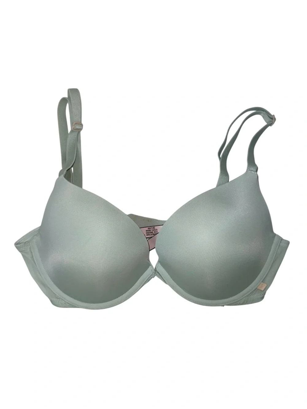 Victoria’s Secret T-shirt Push Up Bra Light Mint Green Lined Padded 36C Women’s